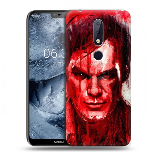 Дизайнерский пластиковый чехол для Nokia 6.1 Plus Декстер