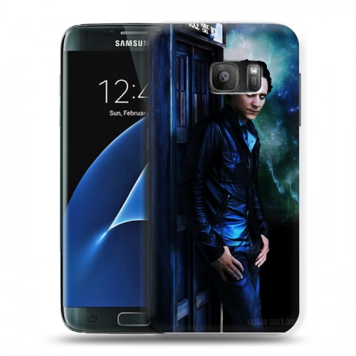 Дизайнерский силиконовый с усиленными углами чехол для Samsung Galaxy S7 Доктор кто