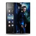 Дизайнерский пластиковый чехол для Sony Xperia acro S Доктор кто