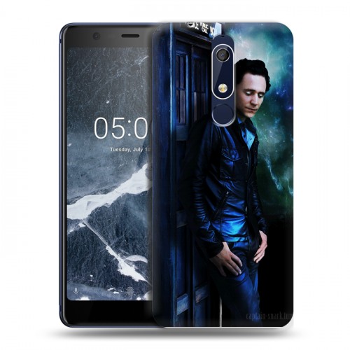 Дизайнерский пластиковый чехол для Nokia 5.1 Доктор кто