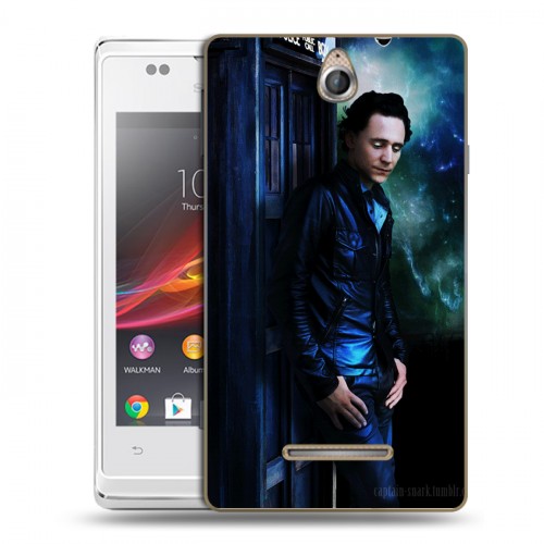 Дизайнерский пластиковый чехол для Sony Xperia E Доктор кто