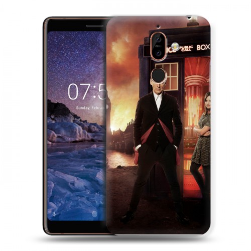 Дизайнерский пластиковый чехол для Nokia 7 Plus Доктор кто