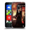 Дизайнерский пластиковый чехол для Nokia Lumia 620 Доктор кто