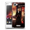 Дизайнерский пластиковый чехол для Sony Xperia L Доктор кто