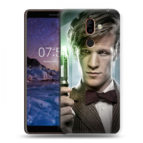 Дизайнерский пластиковый чехол для Nokia 7 Plus Доктор кто