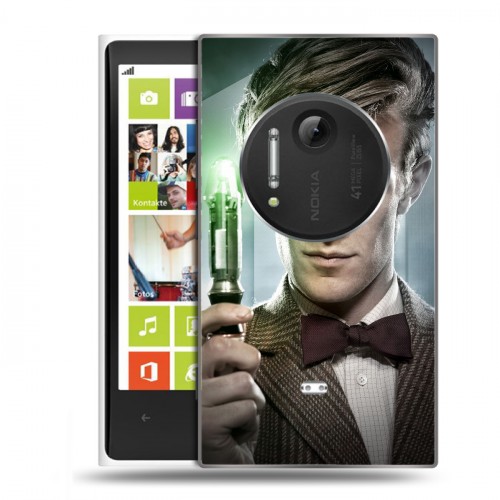 Дизайнерский пластиковый чехол для Nokia Lumia 1020 Доктор кто