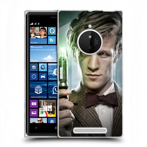 Дизайнерский пластиковый чехол для Nokia Lumia 830 Доктор кто