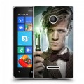 Дизайнерский пластиковый чехол для Microsoft Lumia 435 Доктор кто