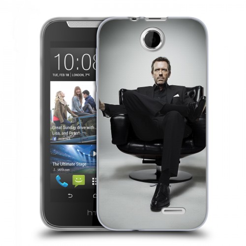 Дизайнерский силиконовый чехол для HTC Desire 310 Доктор Хаус