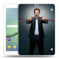 Дизайнерский силиконовый чехол для Samsung Galaxy Tab S2 9.7 Доктор Хаус