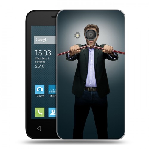 Дизайнерский силиконовый чехол для Alcatel One Touch Pixi 4 (4) Доктор Хаус