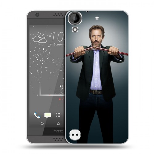 Дизайнерский пластиковый чехол для HTC Desire 530 Доктор Хаус