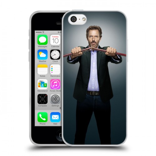 Дизайнерский пластиковый чехол для Iphone 5c Доктор Хаус