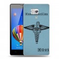 Дизайнерский пластиковый чехол для Huawei Honor 3 Доктор Хаус