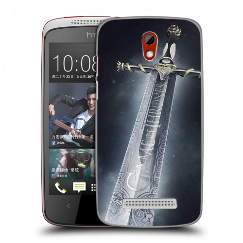 Дизайнерский пластиковый чехол для HTC Desire 500 Игра престолов