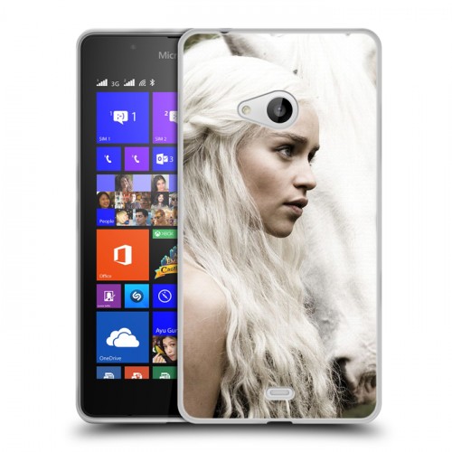 Дизайнерский пластиковый чехол для Microsoft Lumia 540 Игра престолов