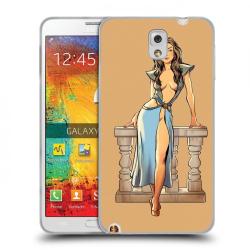Дизайнерский пластиковый чехол для Samsung Galaxy Note 3 Игра престолов