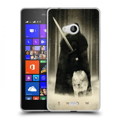 Дизайнерский пластиковый чехол для Microsoft Lumia 540 Игра престолов