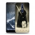 Дизайнерский пластиковый чехол для Nokia 5.1 Игра престолов