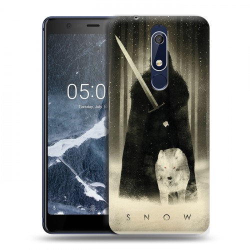 Дизайнерский пластиковый чехол для Nokia 5.1 Игра престолов