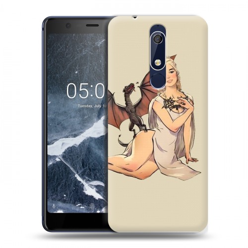 Дизайнерский пластиковый чехол для Nokia 5.1 Игра престолов