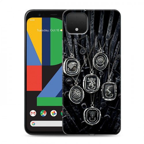 Дизайнерский пластиковый чехол для Google Pixel 4 Игра престолов