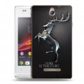 Дизайнерский пластиковый чехол для Sony Xperia E Игра престолов