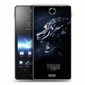 Дизайнерский пластиковый чехол для Sony Xperia TX Игра престолов