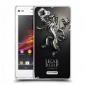 Дизайнерский пластиковый чехол для Sony Xperia L Игра престолов