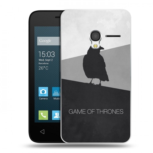 Дизайнерский пластиковый чехол для Alcatel One Touch Pixi 3 (4.0) Игра престолов