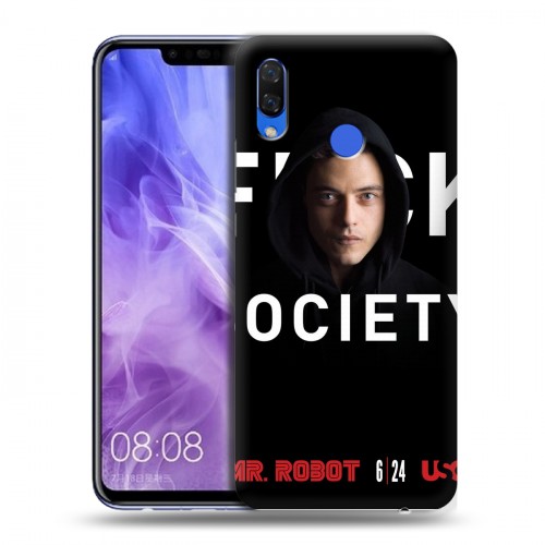 Дизайнерский пластиковый чехол для Huawei Nova 3i Мистер робот