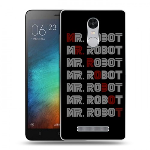 Дизайнерский пластиковый чехол для Xiaomi RedMi Note 3 Мистер робот