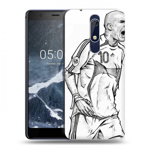 Дизайнерский пластиковый чехол для Nokia 5.1