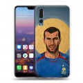 Дизайнерский силиконовый с усиленными углами чехол для Huawei P20 Pro