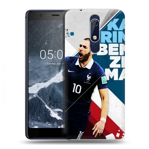 Дизайнерский пластиковый чехол для Nokia 5.1