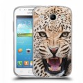 Дизайнерский силиконовый чехол для Samsung Galaxy Core Леопард