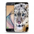 Дизайнерский пластиковый чехол для Samsung Galaxy J5 Prime Леопард