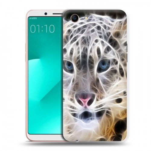 Дизайнерский пластиковый чехол для OPPO A83 Леопард