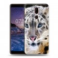 Дизайнерский пластиковый чехол для Nokia 7 Plus Леопард