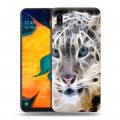 Дизайнерский силиконовый чехол для Samsung Galaxy A30 Леопард