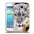 Дизайнерский пластиковый чехол для Samsung Galaxy Core Леопард
