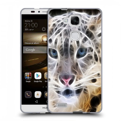 Дизайнерский силиконовый чехол для Huawei Ascend Mate 7 Леопард