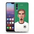 Дизайнерский силиконовый с усиленными углами чехол для Huawei P20 Pro