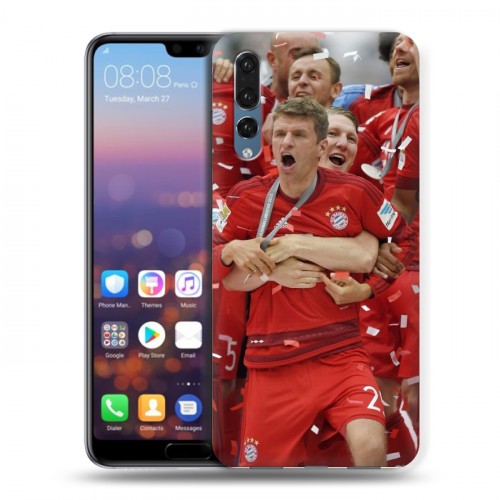 Дизайнерский силиконовый с усиленными углами чехол для Huawei P20 Pro