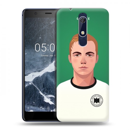 Дизайнерский пластиковый чехол для Nokia 5.1