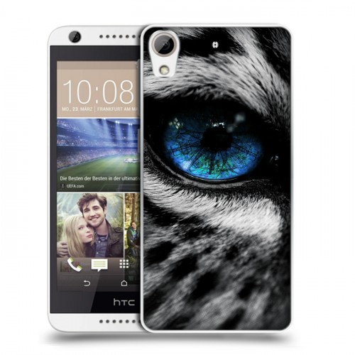 Дизайнерский силиконовый чехол для HTC Desire 626 Леопард
