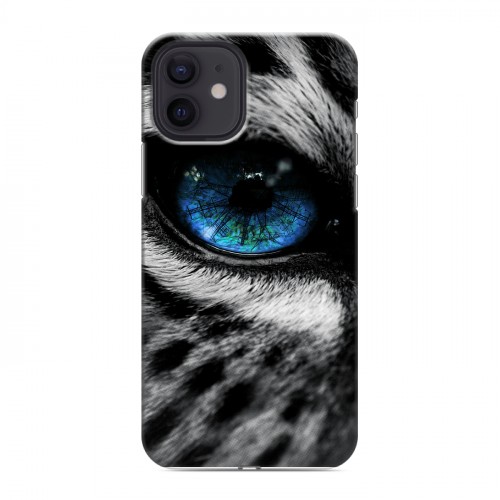 Дизайнерский силиконовый чехол для Iphone 12 Леопард