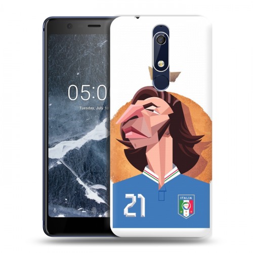 Дизайнерский пластиковый чехол для Nokia 5.1