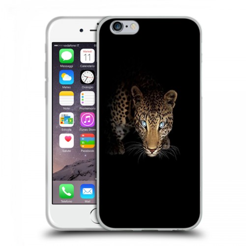 Дизайнерский пластиковый чехол для Iphone 6/6s Леопард