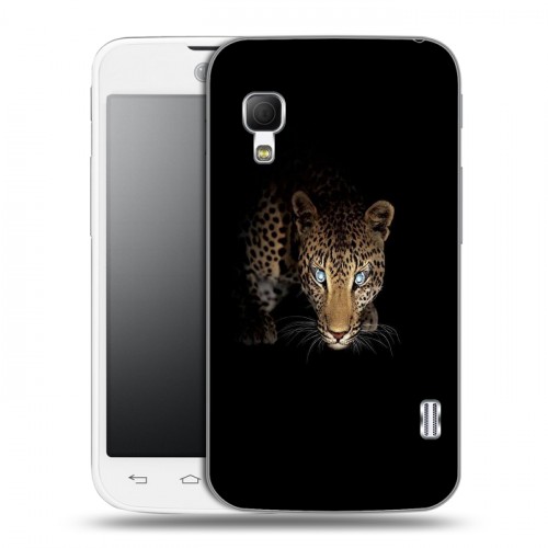 Дизайнерский пластиковый чехол для LG Optimus L5 2 II Леопард